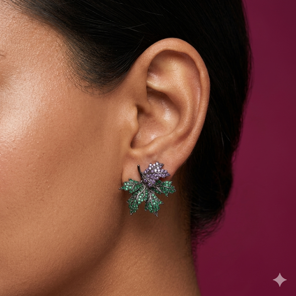 Enchanted Vine Bloom Earrings - SFSS42