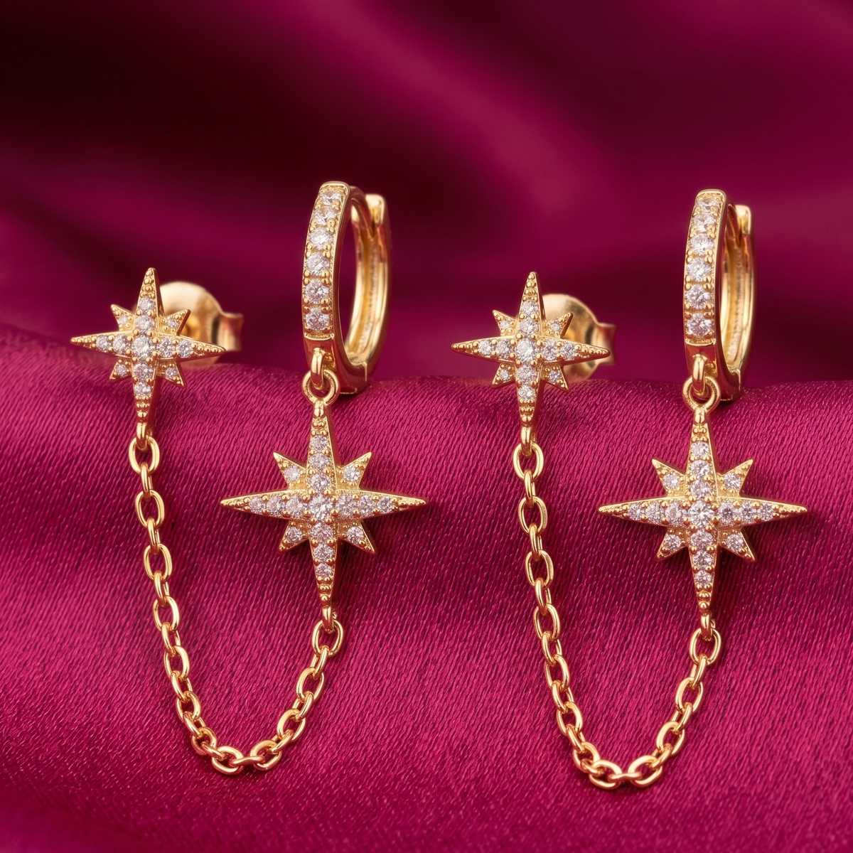 Star Link Earrings