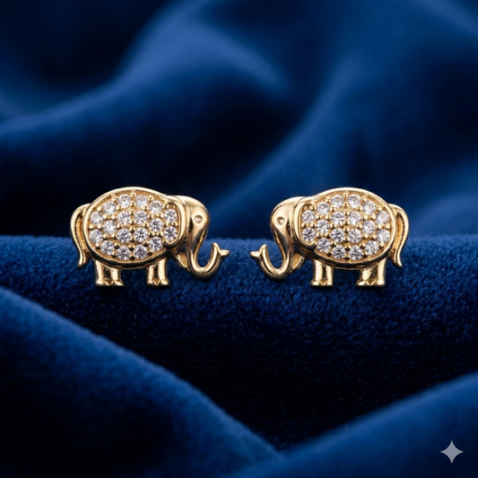 Lucky Charm Elephant Studs - BKAT41