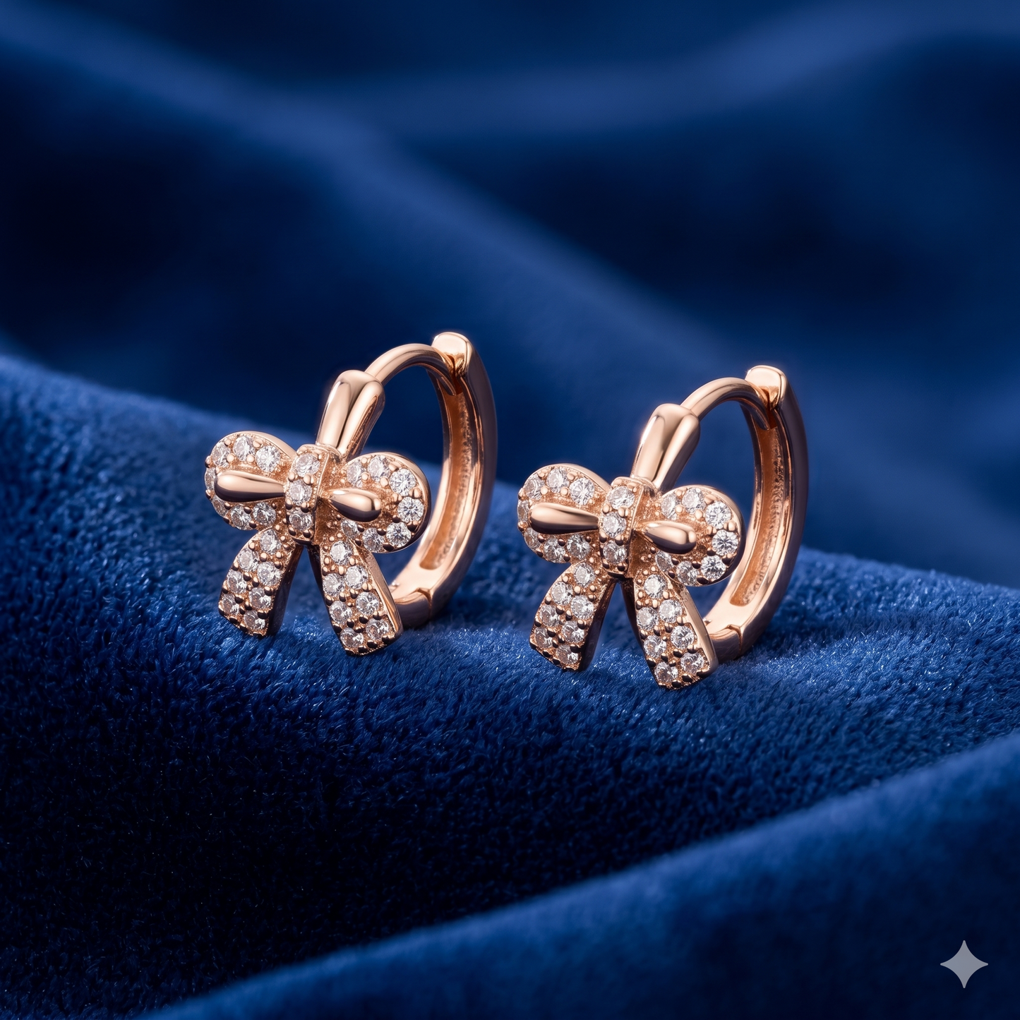 Crystal Bow Studs - BKAT12.1