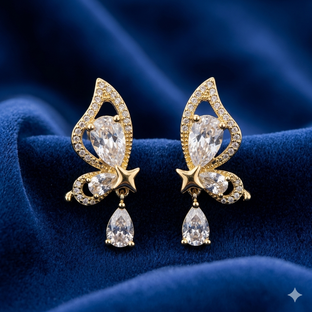 Celestial Butterfly Drop Earrings - SFPW24