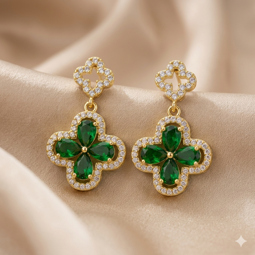 Emerald Clover Drop - SFPW36