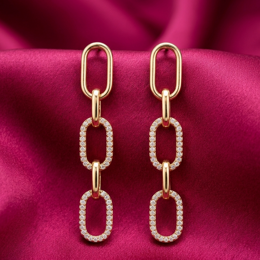 Radiance Link Earrings