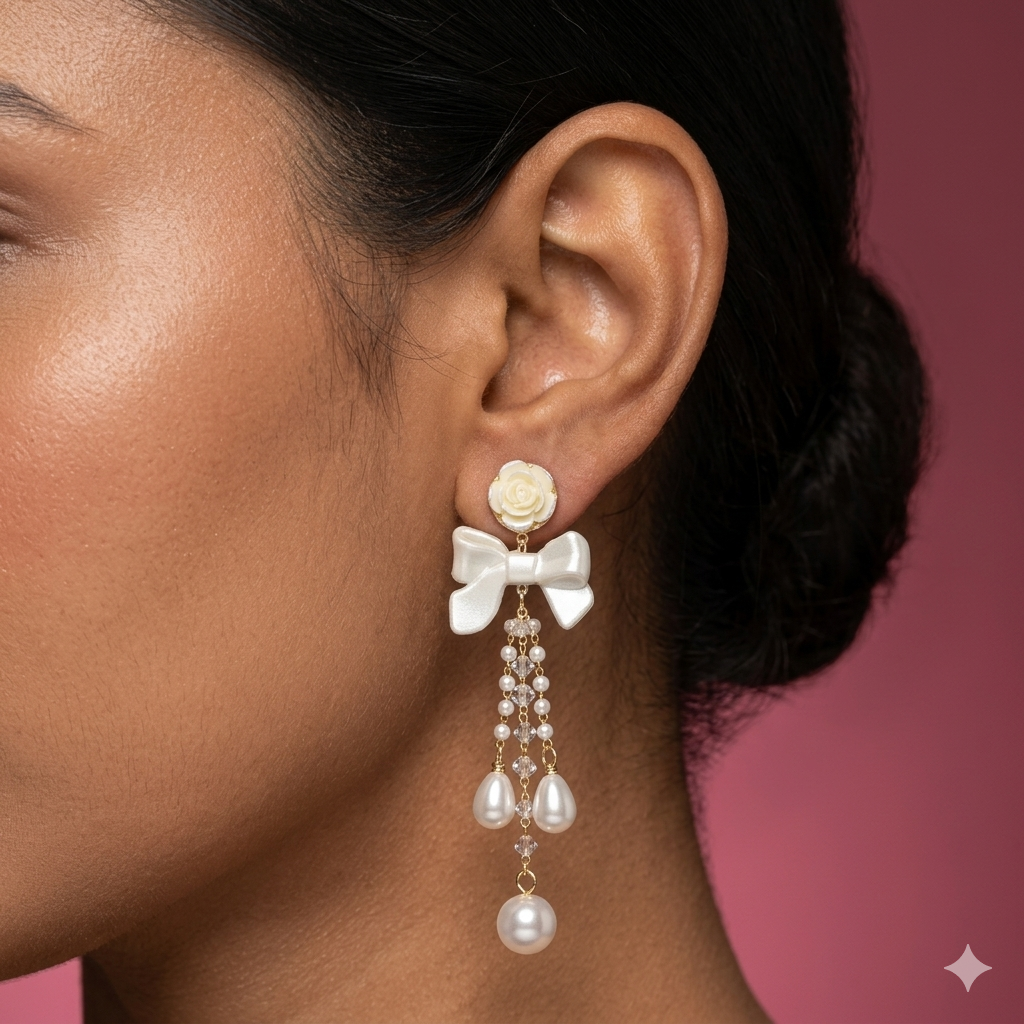 Snow Bloom Pearl Drops - KN11