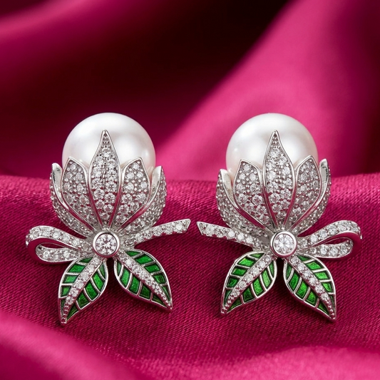 Pearl Petal Luxe Earrings