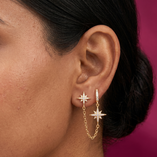 Star Link Earrings