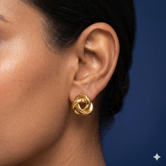 Celeste Knot Studs - MNSS02