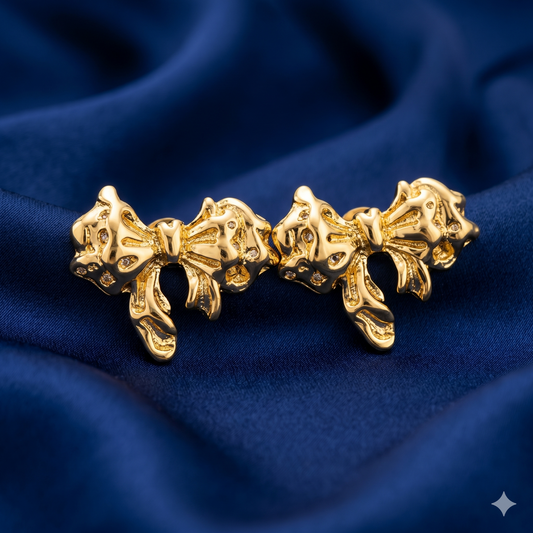 Molten Muse Bow Earrings - MNSS10