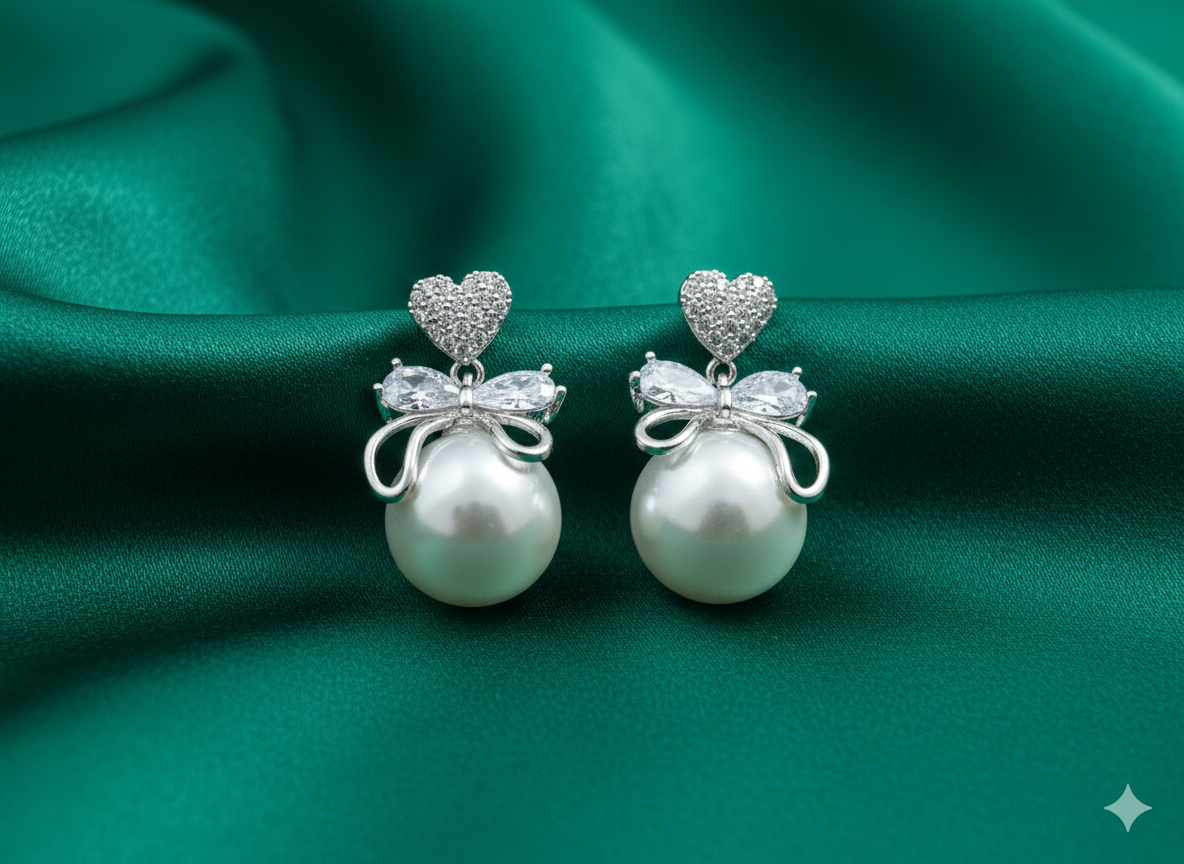 Pearl Heart Earrings_PL11
