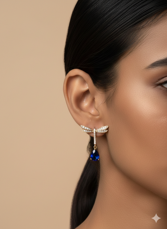 Blush Dragonfly Anti - Tarnish Drop - SFAT13