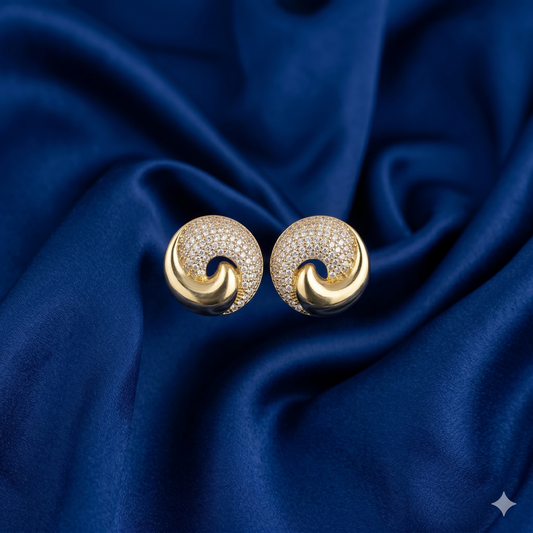 Aurelia Swirl Earrings - SFPW03