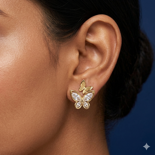 Flutter Glow Studs - SFPW06