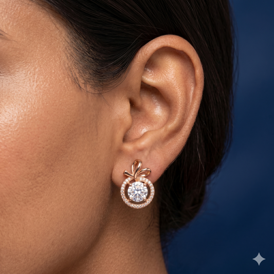 Radiant Bow Studs - SFPW09
