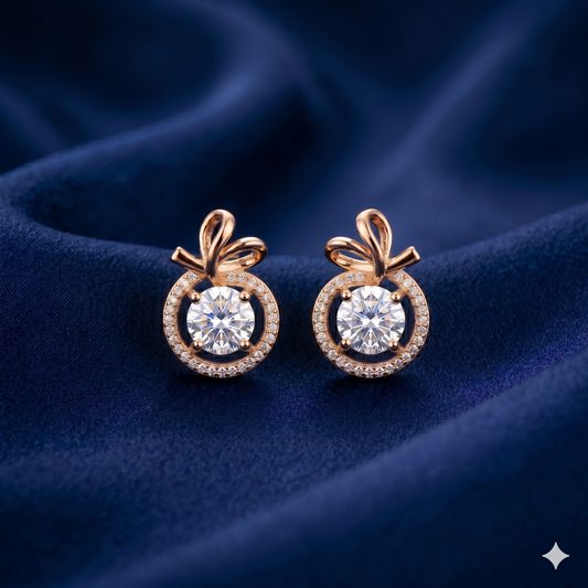 Radiant Bow Studs - SFPW09