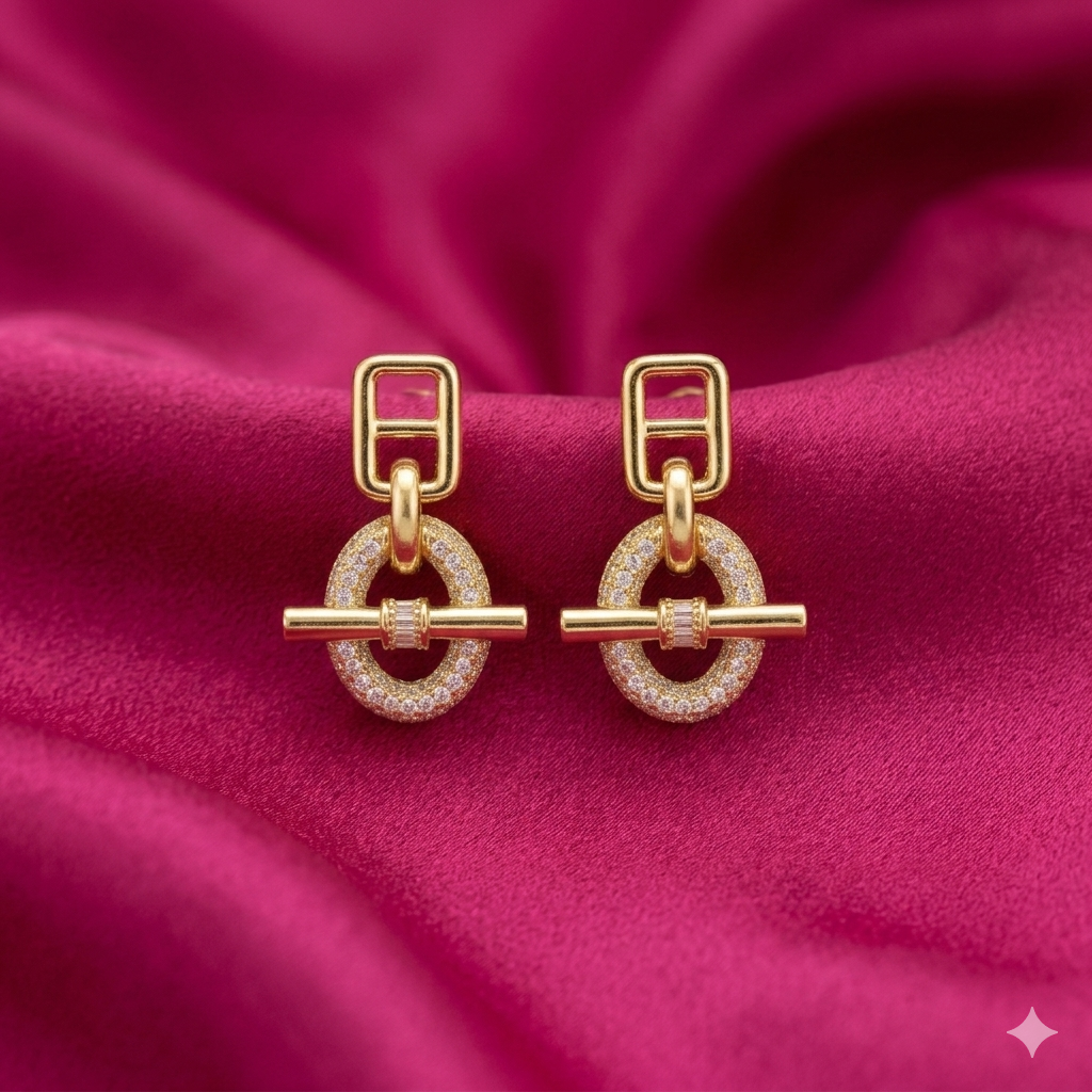 Link Luxe Earrings - SFPW10