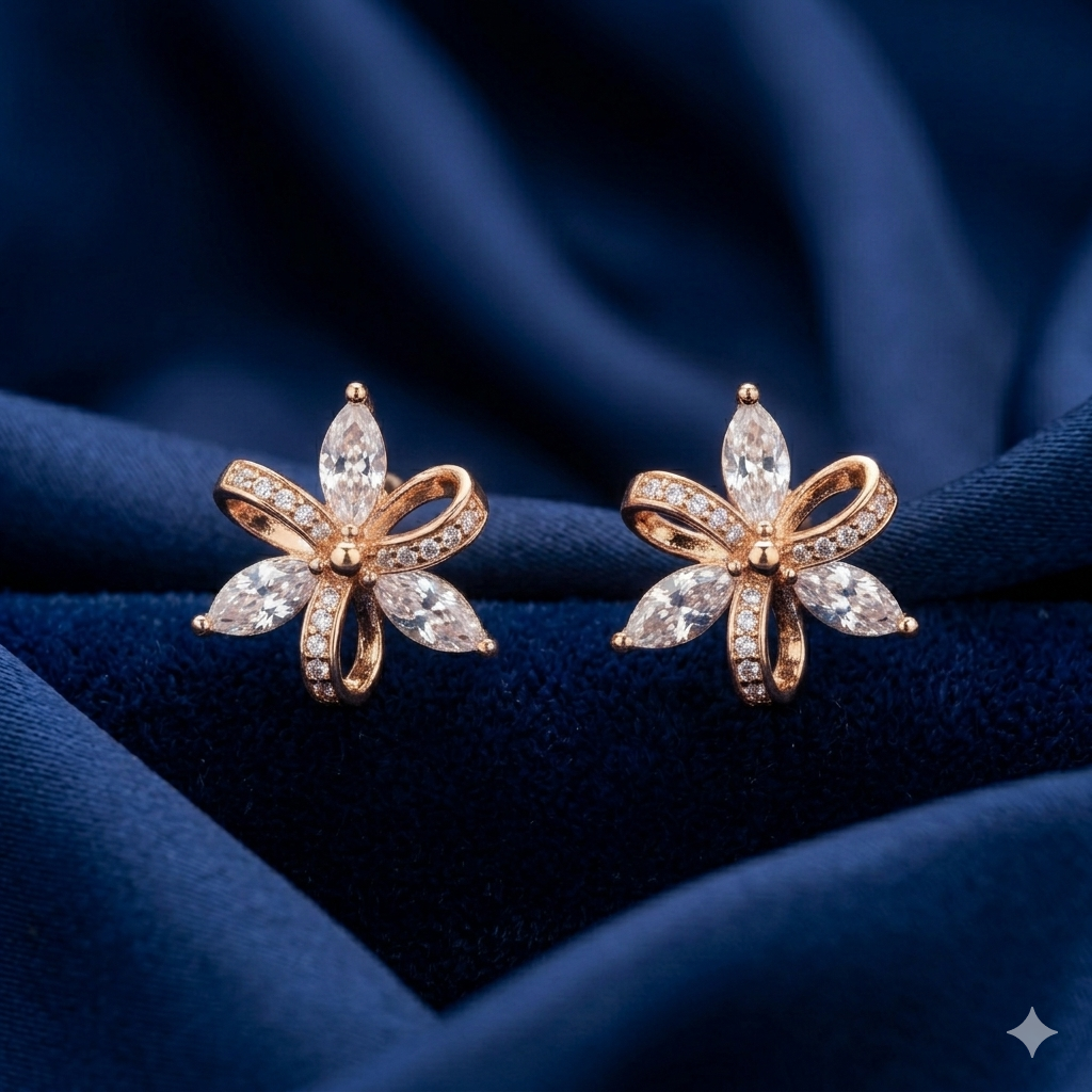 Crystal Bloom Studs - SFPW16