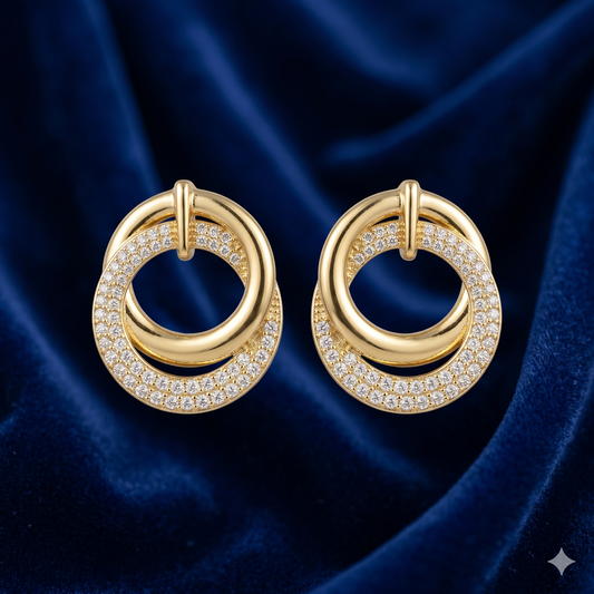 Celeste Halo Earrings - SFPW20
