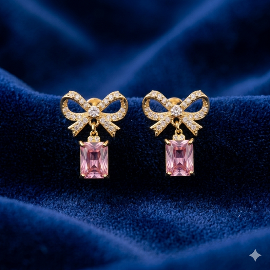 Blush Pink Ribbon Drops - SFPW23.1