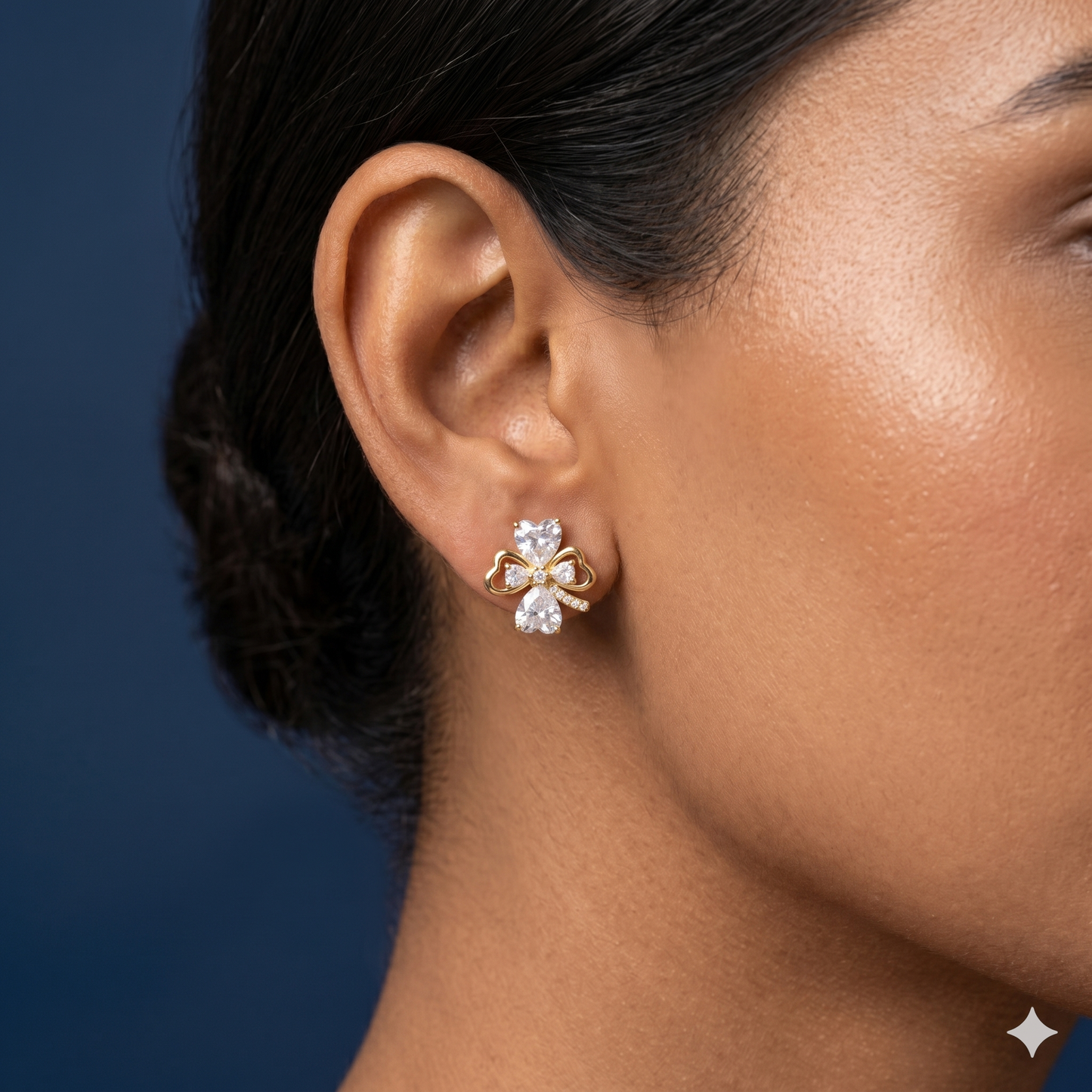 Amora Heart Bloom Studs - SFPW40