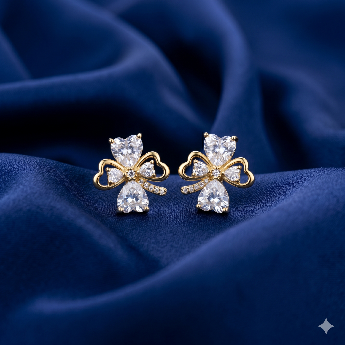Amora Heart Bloom Studs - SFPW40