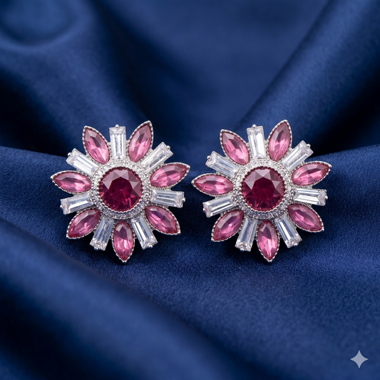 Rosette Royale Studs - ST20