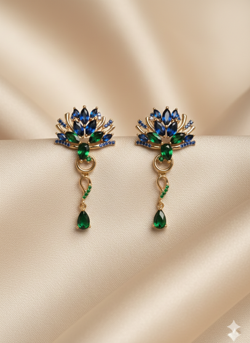 Emerald Peacock Drop - BWAT14