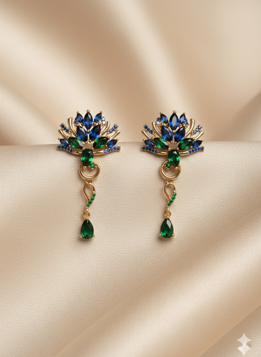 Emerald Peacock Drop - BWAT14