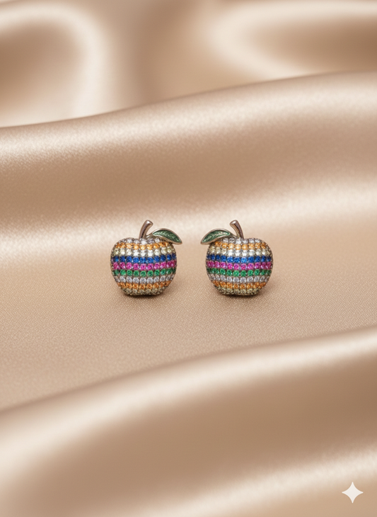 Rainbow Apple Stud  - SFSS13