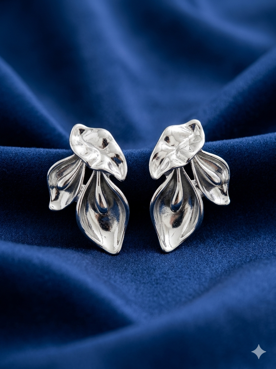 Satin Silver Petals - TY04.1
