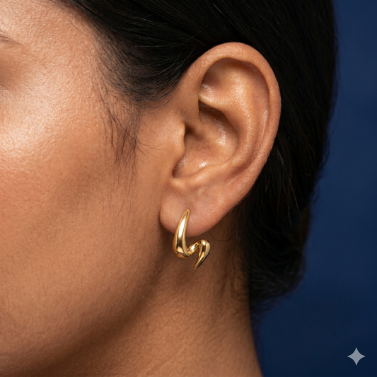 Fluid Gold Studs - TY07
