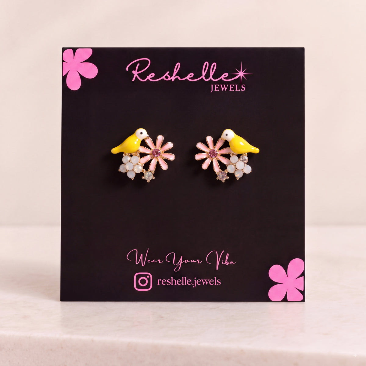 Sunny Songbird Studs