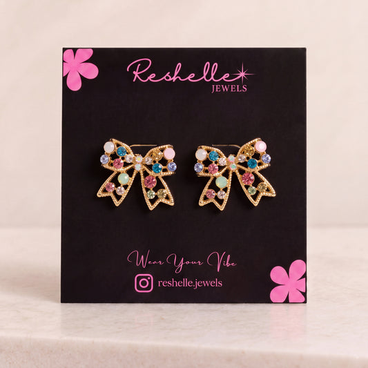 Confetti Bow Earrings
