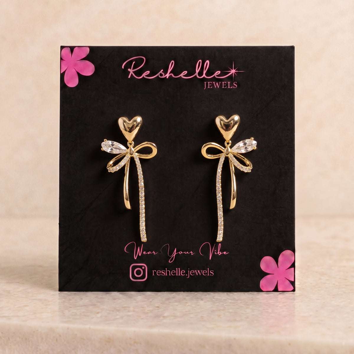 Luna Love Bow Earrings