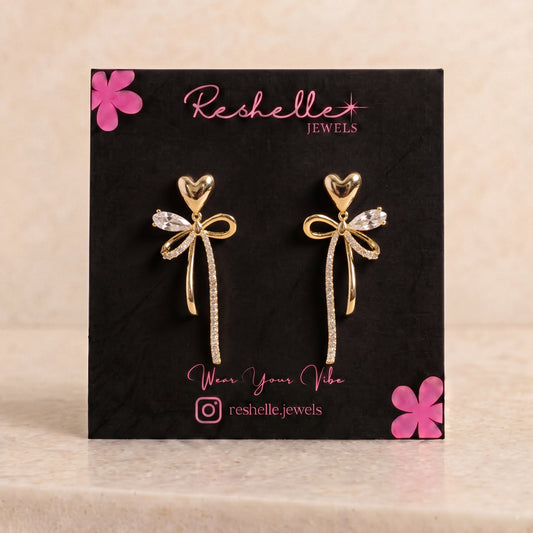 Luna Love Bow Earrings